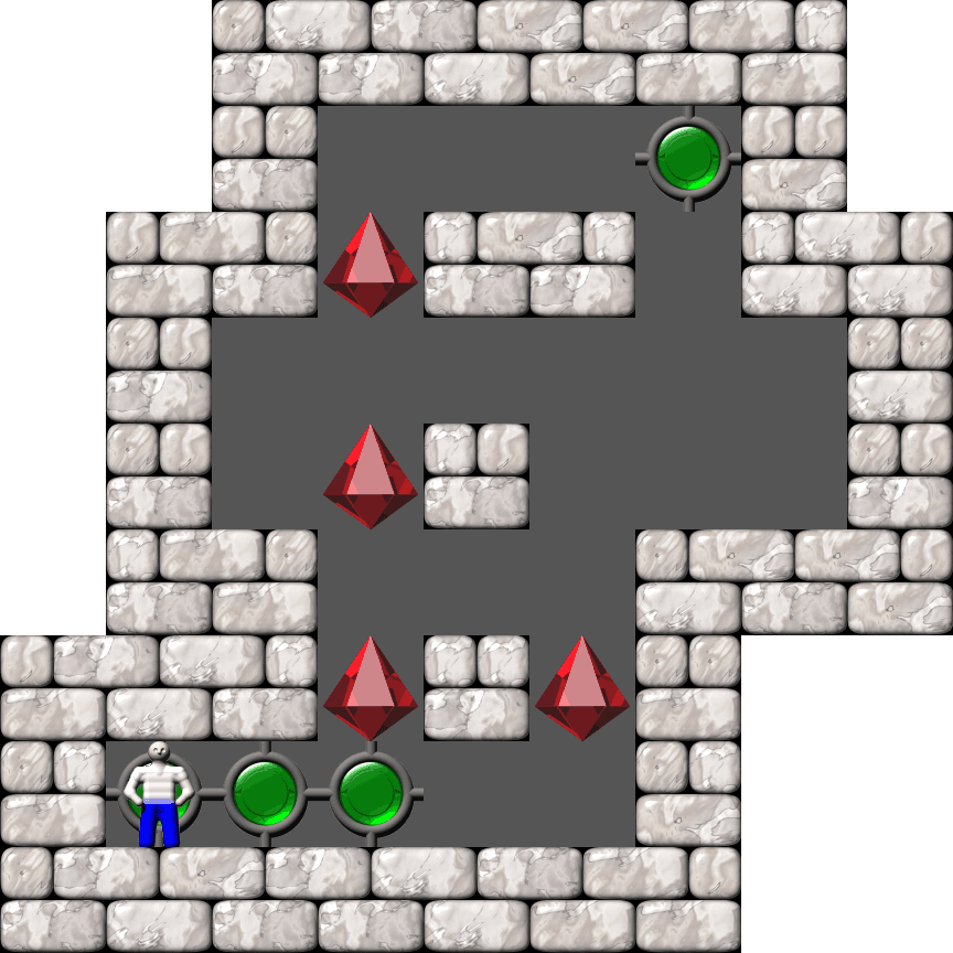 Sokoban Serg Belyaev 3 level 60